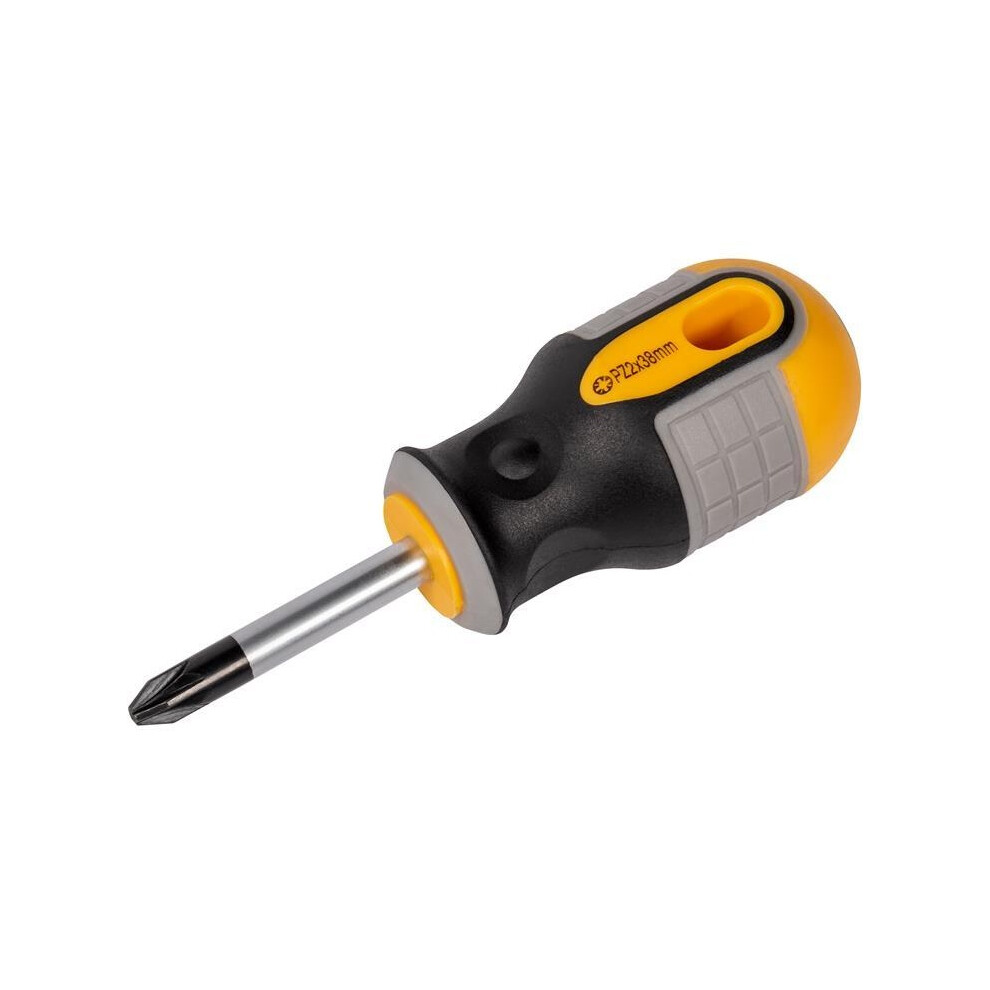 Roughneck Stubby Screwdriver Pozidriv Tip Pz2 X 38Mm