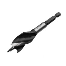 Faithfull Tri-point Speed Auger Bit, Stubby