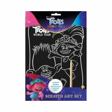 Trolls Scratch Art Sheet