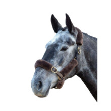 (One Size, Brown) Performance Horses SupaFleece Halter Fleeces (Pack of 6)