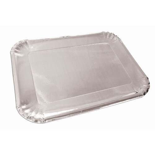 Bristol Novelty Silver Paper Platters (Pack of 6)