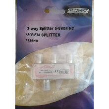 Dencon 3Way TV And Satellite Splitter