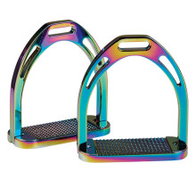 (4.5in, Rainbow) Korsteel Stirrup Irons