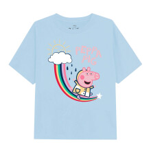 Peppa Pig Girls Rainbow slide T-Shirt