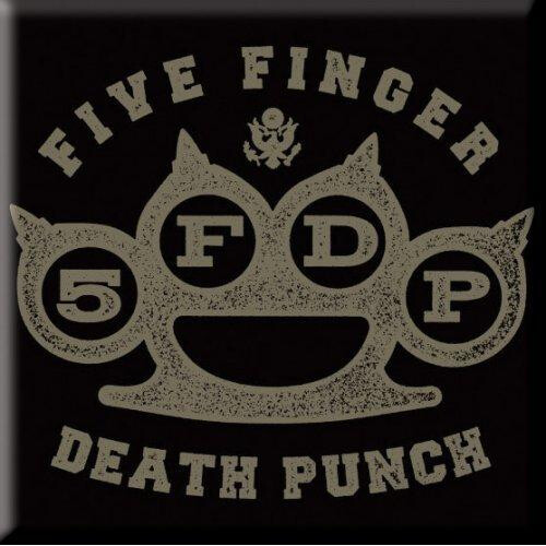 Five Finger Death Punch Brass Knuckle Fridge Magnet