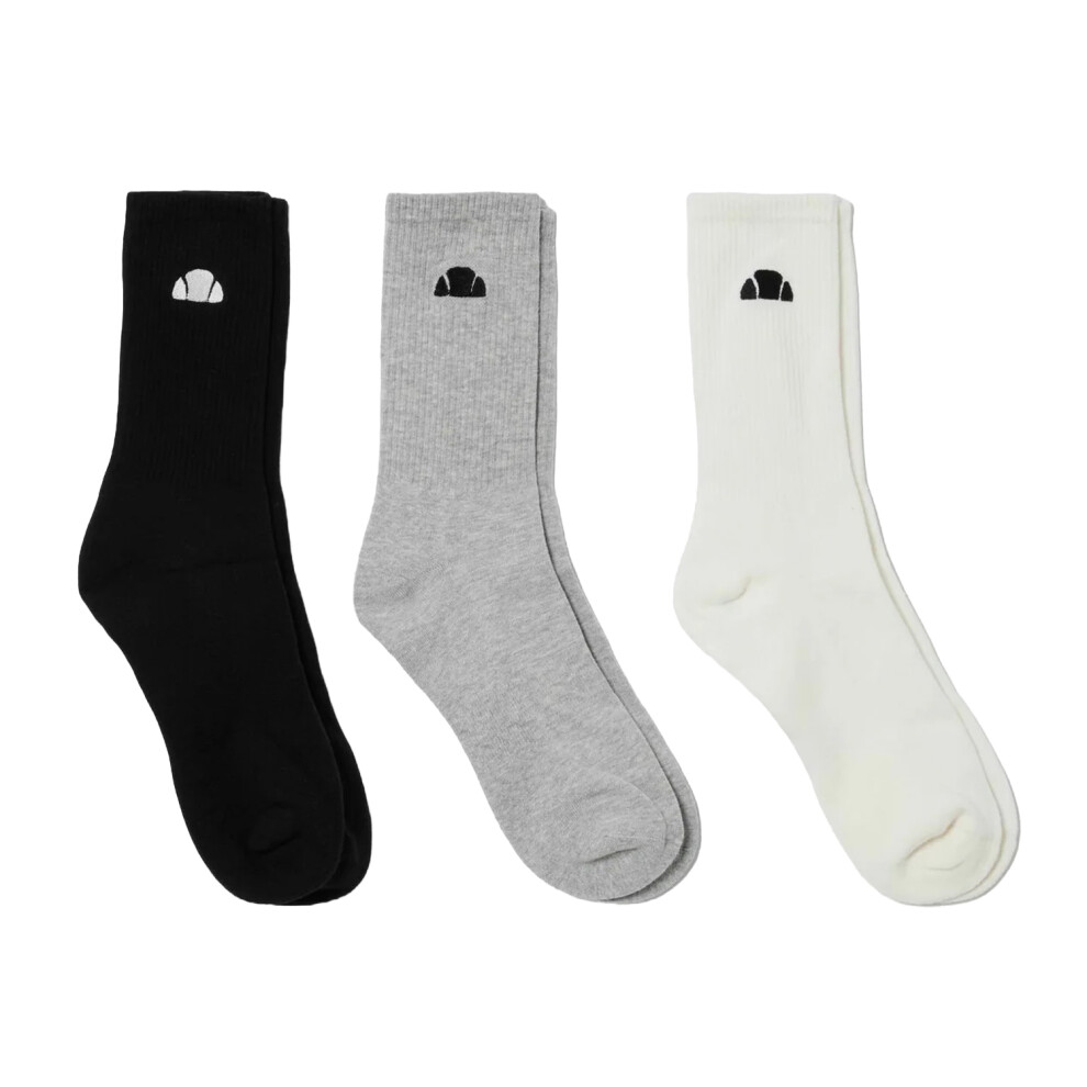 Ellesse Womens/Ladies Sepino Crew Socks (Pack Of 3)