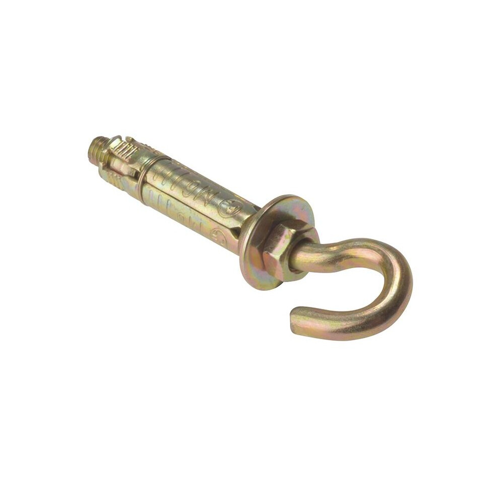 Forgefix Masonry Anchors, Hook Bolt, Zyp Yellow