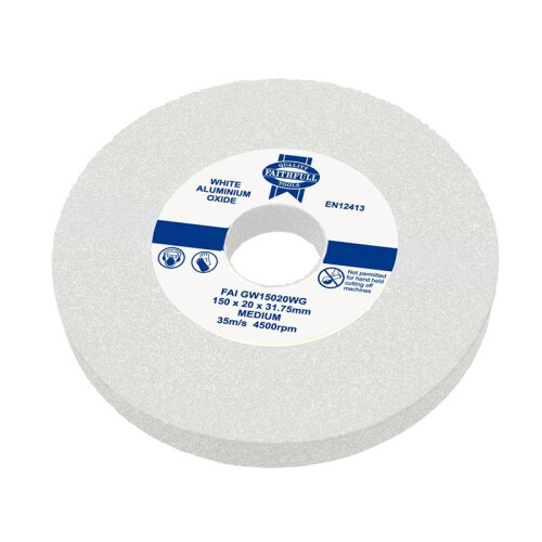 Faithfull Faithfull Grinding Wheels, White Aluminium Oxide