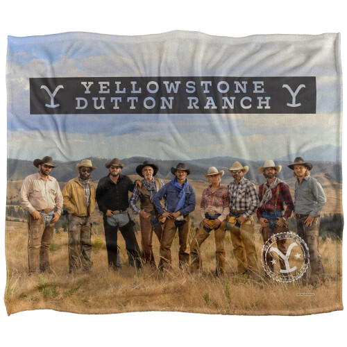 Yellowstone Yellowstone Dutton Ranch Silky Hands Supersoft Blanket