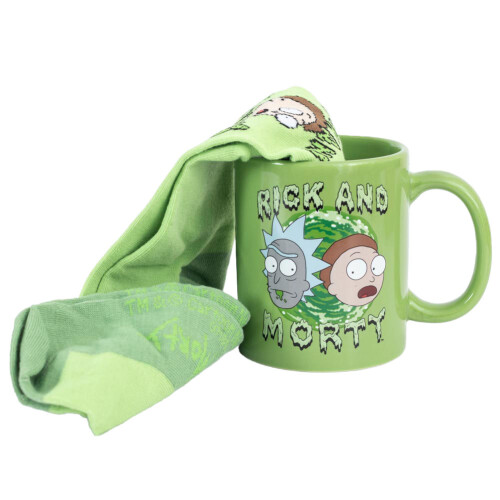 Rick And Morty Rick And Morty Mug and Sock Set 1