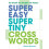 Super Easy Super Tiny Crosswords by Stanley Newman Paperback Book 1