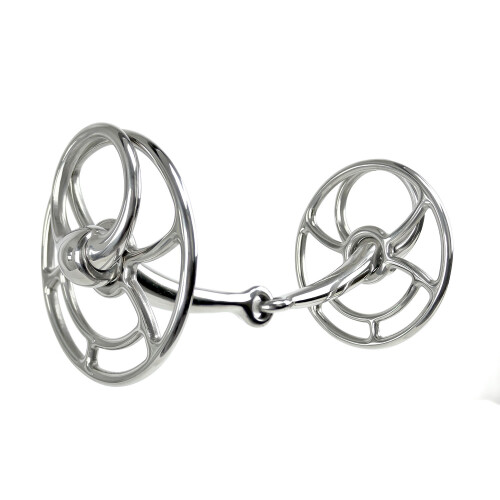 (135mm, Steel) Whitaker Universal Horse Snaffle Bit