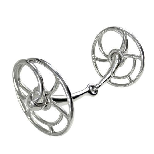 (145mm, Steel) Whitaker Universal Horse Snaffle Bit 1