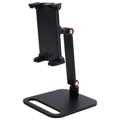 Support de Moniteur Portable Réglable, Support Pivotant à 360 , Support de Tablette Compatible avec Tablette, Support de Bureau à Pince A