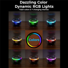 Shower Speaker Waterproof,   Shower Speaker Suction Cup, Shower Radio Wireless with RGB Lights