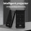 3D  Projector WIFI Android 4K HD Projectors Decoding for HOME Entertainment with Infrared Remote Control Tripod (UK) 6