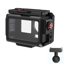 80M Waterproof Case Underwater Diving Housing with Magnetic Quick Adapter for Action 5 Pro 4 3 Camera