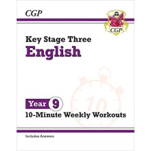 KS3 Year 9 English 10Minute Weekly Workouts by CGP Books Paperback Boo
