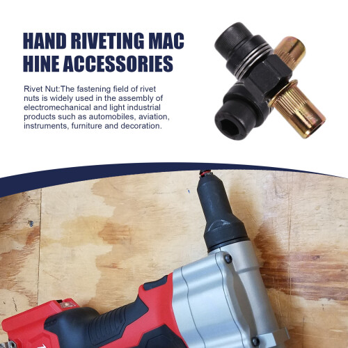 Rivet Nut Tool Drill Adapter M3/M4/M5/M6/M8/M10 Riveting Manual Threaded Electric Manual Cordless Riveter 2
