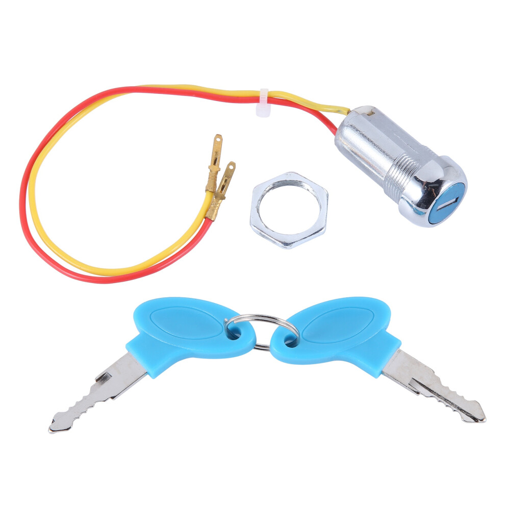Universal Starting Key Lock Wires Ignition Power Keys For Electric Bike Scooters E-Bike 6031088680642