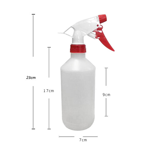500Mlx5 Packs Plastic Trigger Spray Bottles 16 Oz Foaming Cleaning Commercial Sprayers 1