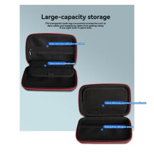 Game Console Hard Shell Carrying Case for 3DS XL 3DS Game Card Accessories Protective Storage Bag Orange & Black