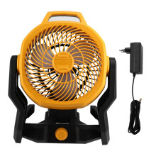 Portable Camping Fan Powered Desktop Floor Fan for DCB200 18V 20V Lithium Battery EU Plug