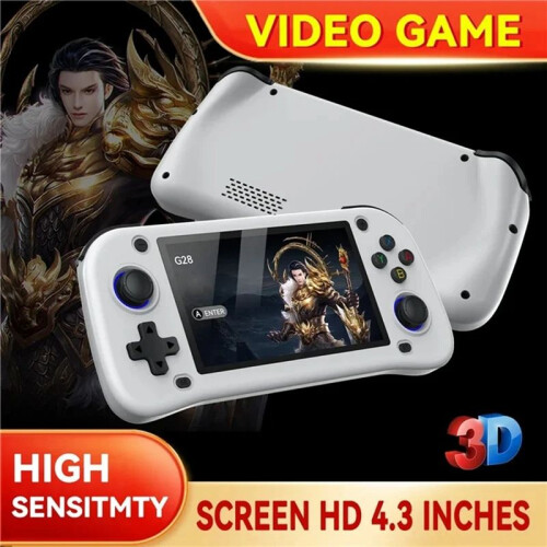 G28 Retro Handheld Video Game Console 128G 4.3 Inch HD Screen Linux Game Player Supports 20+ Emulators 2