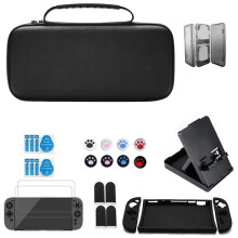 Storage Bag for 2 Accessories Kit 2 Stand Screen Protector Silicone Case Joystick Cap Card Case