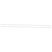 3Mmx250Mm Round Shape Solid Acrylic Rod Pmma Extruded Bar Clear 2Pcs