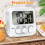 Digital Kitchen Timer, Large Screen Large Font Display, Magnetic Back Cooking Timer, Loud Alarm 6
