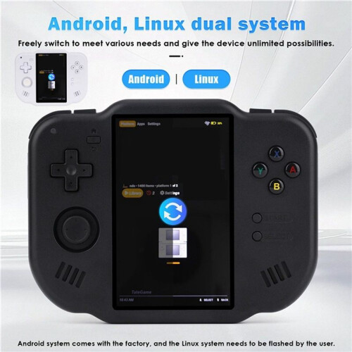 Zero 40 Vertical Retro Handheld Video Game Console 64G 4.0 Inch IPS Touch Screen for Android Portable Game Player B 1