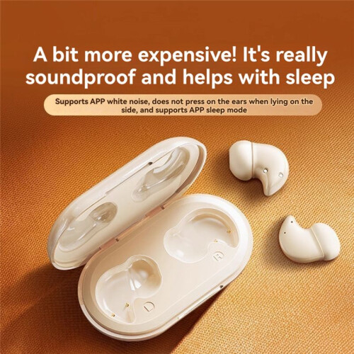 Invisible Earbuds for Side Sleepers Sleeping Hidden Headphones Flat Tiny Discreet Micro-Ear Buds Wireless 2