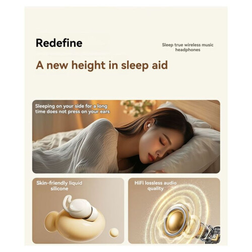 Sleep Earbuds for Side Sleepers Noise Cancelling  Wireless  Earbuds for Sleeping 1