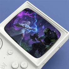 R36T Retro Handheld Game Console 64G 15000 Games 3.5 Inch IPS Screen Portable Pocket Video Game Player Grey