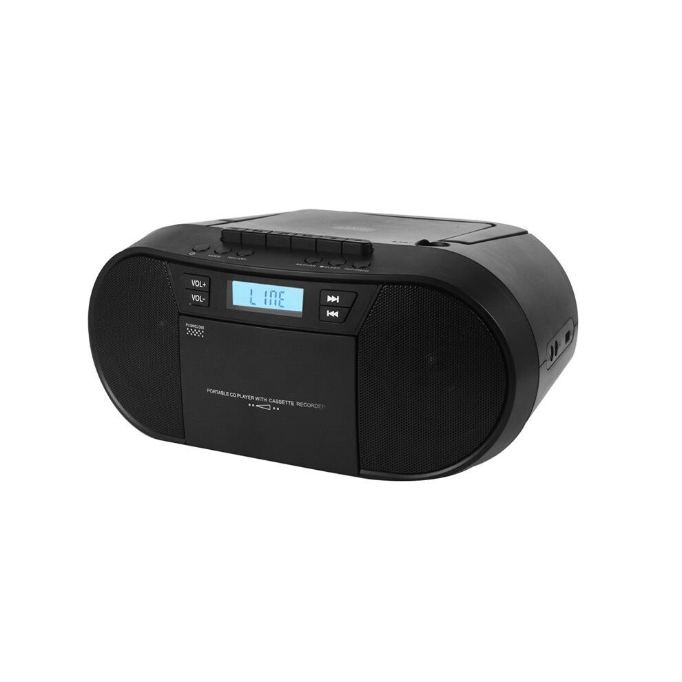 Portable Cd Boombox Cd Cassette Player Combo Recorder Fm Am Radio Mp3 Player With Remote Control Eu Plug 4713492489395