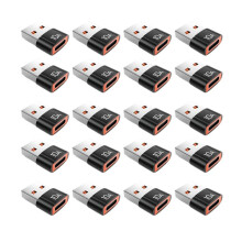 20Pack Type C to USB Adapter,with Fast Charging USB C Converter for 17 16 Pro Watch Ultra IWatch Series