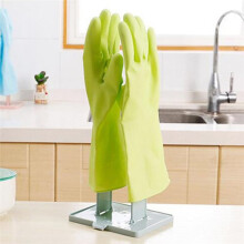 Kitchen Glove Holder 2 Sets Kitchen Washing Glove Drying Rack with Towel Storage Hole and Drain Cleaning Glove Dryer