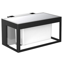 Luce Solare da Esterno A Colonna, Luce da Giardino, Luce Solare Europea, Luce da Parete per Recinzione, Luci da Veranda Impermeabili, Porta del