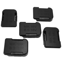 5Pcs 18V Battery Mounts Storage Shelf Rack Stand Holder Set for  Battery Protection Cover