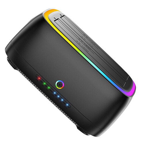 Estação de Disco Rígido RGB de Baia Dupla USB 3.0 para Estação de Encaixe  Tipo C para HDD/SSD de 2,5/3,5 Polegadas, Cópia Offline, Plugue UE 2