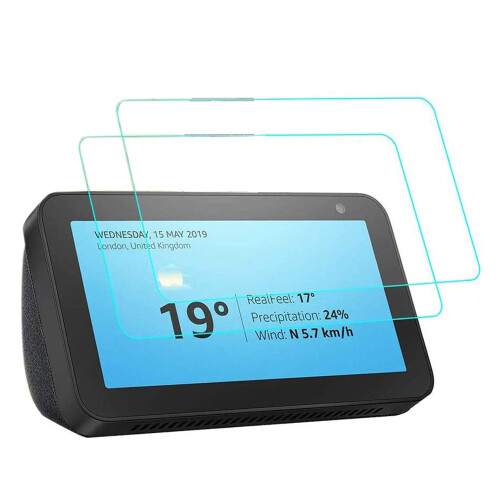 Glass Screen Protector for Echo Show 5 Tempered Glass Clear Scratch Screen Protector Film 2