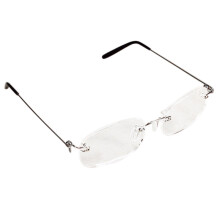 Unisex Flexible Rimless Reading Glasses Light Eyeglass 3.00 With Case