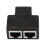 2 Port RJ45 Splitter Adapter LAN Network Ethernet Extender Connector Plug Lot 1pcs 1