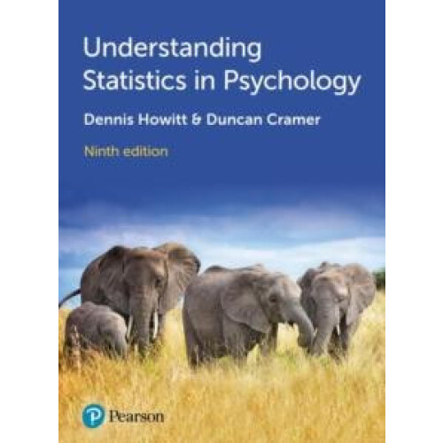 Understanding Statistics in Psychology by Duncan Cramer Paperback Book