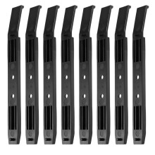 4 Paar Rails voor Harde Schijven Chassiskooi Accessoires Drive Bay Slider Plastic Rails voor 3,5 Tot 5,25 Inch Ladecaddy voor Harde Schijven
