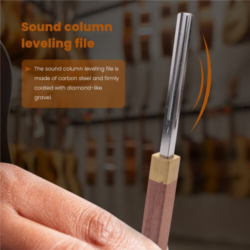 Guitar Fret Crowning File,Fret  File,Fret End Rounded Tool,Three Radius Slot&File,Multi-Function Guitar Fret Tools 1