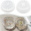 Molde de Moedor  para Resina - Molde de Moedor de Resina de 3 Polegadas com Formato de Pontas Eficiente, Moldes de Moedor de Silicone Premium 6