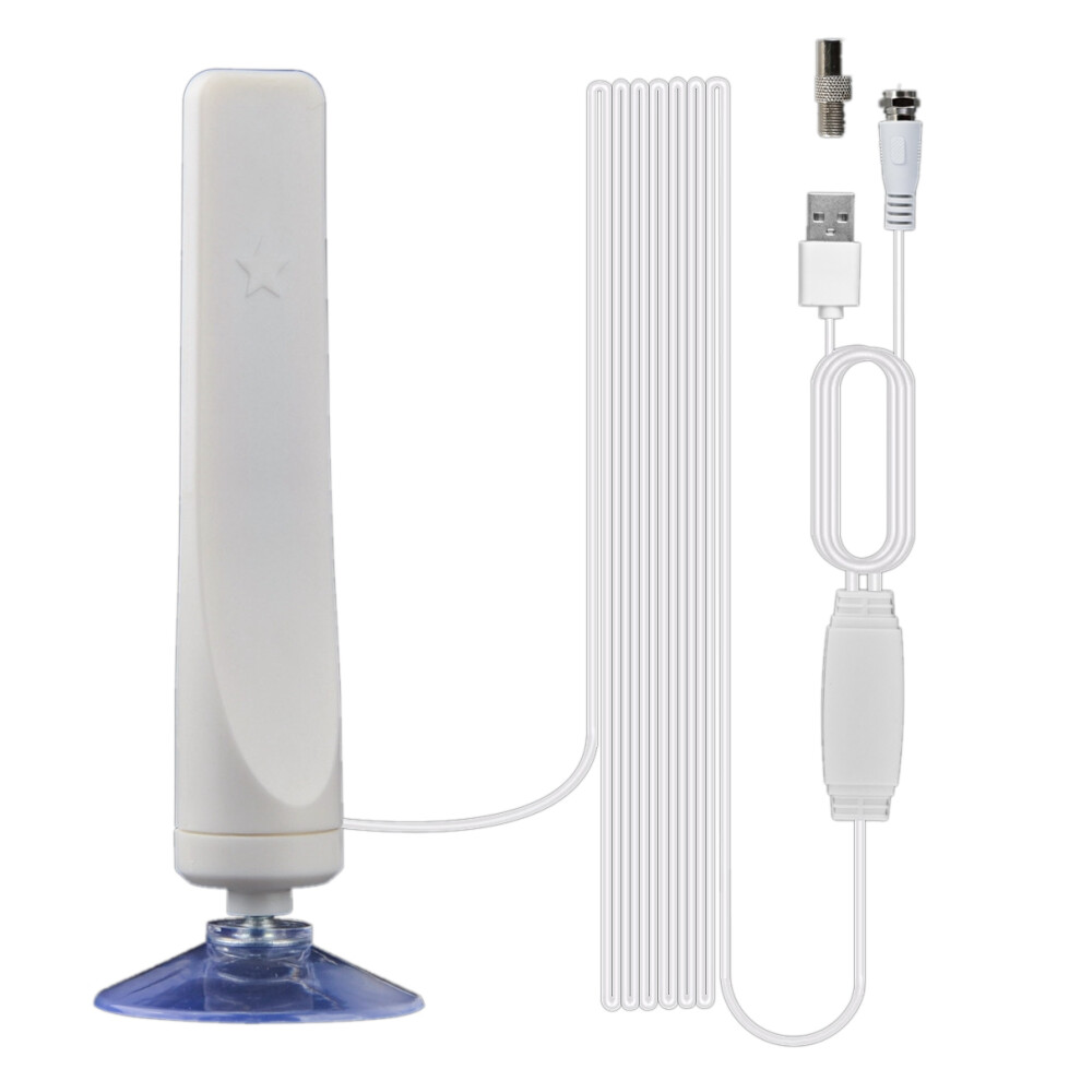 Indoor Digital Hdtv Antenna Tv 50 Miles Range Radius Amplifier Dvb-T2 Clear Satellite Dish Signal Receiver Aerial 6034198105104