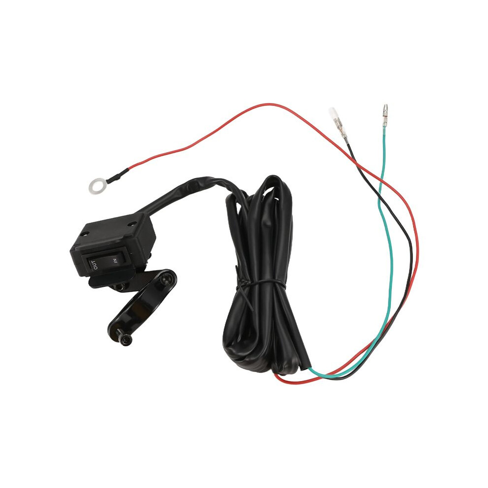 12V Winch Rocker Thumb With Mounting Bracket Handlebar Control Kit For Atv Utv Electric Winch Accessories 6032770396001